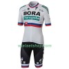 Kind Fietskleding (Fietsshirt + Fietsbroek Kort) 2018 Bora-Hansgrohe Slowaaks kampioenschap Kids